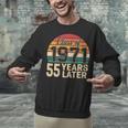 Vintage Class Of 1971 55 Years Later Reunion 55th Graduation Unisex Sweatshirt