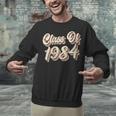 Vintage Class Of 1984 40th Reunion High School Graduation 84 Unisex Sweatshirt