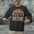 Vintage Class Of 2001 25 Years Later Reunion 25th Graduation Unisex Sweatshirt