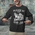 Vintage Horse Please Be Patient With Me I'm From The 1900s Unisex Sweatshirt