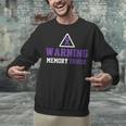 Warning Memory Error Fun Alzheimer Awareness Men Women Unisex Sweatshirt