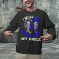 I Wear Blue In Memory Of Uncle Colon Cancer Awareness Shirts Unisex Sweatshirt