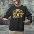 I Wear Gold In Memory Of My Cousin Unisex Sweatshirt