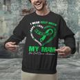 I Wear Kelly Green In My Memory Of My Mom Bile Duct Cancer Unisex Sweatshirt