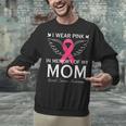 I Wear Pink In Memory Of My Mom Shirt Angel In Heaven Memory Unisex Sweatshirt