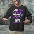 I Wear Purple In Memory For My Wife Dementia Awareness Unisex Sweatshirt I Wear Purple In Memory For My Wife Dementia Awareness Unisex Sweatshirt