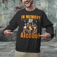 Weight Loss Diet In Memory Of Alcohol Sarcastic Unisex Sweatshirt Weight Loss Diet In Memory Of Alcohol Sarcastic Unisex Sweatshirt