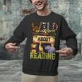 Wild About Reading Reading Books And Bookworm Library Day Unisex Sweatshirt