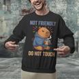 Women's Grouchy Capybara Not Friendly Do Not Touch Introvert Unisex Sweatshirt Women's Grouchy Capybara Not Friendly Do Not Touch Introvert Unisex Sweatshirt