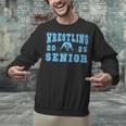 Wrestling Senior Night Wrestling Senior 2025 Graduation 38 Unisex Sweatshirt