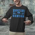 Wrestling Senior Night Wrestling Senior 2025 Graduation 44 Unisex Sweatshirt