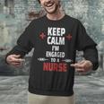 Xmas Nurse Graduation Keep Calm I'm Almost A Nurse Unisex Sweatshirt