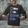 Zeta Phi Beta Doctor Graduation Zeta Phi Beta HBCU Doctor Unisex Sweatshirt