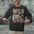Zoo Animals Wild About Reading Books Reader Lover Librarian Unisex Sweatshirt Zoo Animals Wild About Reading Books Reader Lover Librarian Unisex Sweatshirt