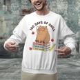100 Days Of Chill Cute Capybara School Book Lover Unisex Sweatshirt