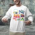80's Vintage Cassette Tape Nostalgia Mixtape Era 1980s Retro Premium Tri-Blend Unisex Sweatshirt