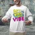 90's Vibe Retro Style Cassette Tape Nostalgia 1990s Party Premium Tri-Blend Unisex Sweatshirt