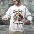 Basset Hound Dog Breed I Just Want To Read Books And Pet My Unisex Sweatshirt Basset Hound Dog Breed I Just Want To Read Books And Pet My Unisex Sweatshirt