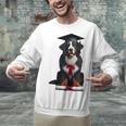 Bernese Mountain Dog Graduation Cap Graduate Training School For Men Women Girls Kids Unisex Sweatshirt