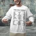 The Books Of The Bible Old And New Testament Complete List Unisex Sweatshirt