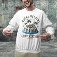 Books Helping Introvert Avoid Conversation Unisex Sweatshirt Books Helping Introvert Avoid Conversation Unisex Sweatshirt