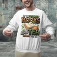 Bookworm If It Involves Books And Tea Lover Reading Premium Tri-Blend Unisex Sweatshirt