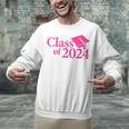 Class Of 2024 Pink For Girls And Women Graduation Unisex Sweatshirt