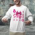 Class Of 2026 Senior Coquette Pink Bow Graduation Family Premium Tri-Blend Unisex Sweatshirt