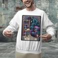 Color Graphic The Introvert Tarot Card Raglan Baseball Tee Unisex Sweatshirt