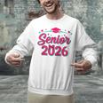 Coquette Pink Bow Senior 2026 Class Of Graduation Unisex Sweatshirt