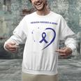 Faith Blue In Memory Of My Godmother Colon Cancer Awareness Unisex Sweatshirt