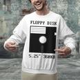 Floppy Disk Computer Nostalgia Fun PC Enthusiast History Unisex Sweatshirt