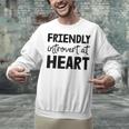 Friendly Introvert At Heart Raglan Baseball Tee Unisex Sweatshirt Friendly Introvert At Heart Raglan Baseball Tee Unisex Sweatshirt