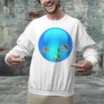 Frutiger Aero Aesthetic Tech Orb Fishes Raglan Baseball Tee Unisex Sweatshirt