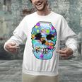 Frutiger Aero Aesthetic Tech Skull Computer Fishes Unisex Sweatshirt Frutiger Aero Aesthetic Tech Skull Computer Fishes Unisex Sweatshirt