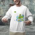 Frutiger Aero Y2K Fashion Trends Statement Piece Tech Orbite Premium Tri-Blend Unisex Sweatshirt