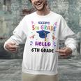 Goodbye 5th Grade Graduation 2025 6th Grade Graduate Kids Unisex Sweatshirt