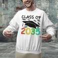 Graduation Class Of 2035 Hand Prints Space Pre-K -12th Grade Unisex Sweatshirt