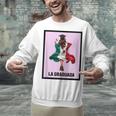 Graduation Latina Educated La Graduada Mexican Bingo Card Unisex Sweatshirt