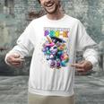 Graduation Pre-K Unicorn Roller Skate Girls Preschool Grad Unisex Sweatshirt