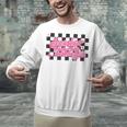 Groovy Senior Class Of 2026 Coquette Pink Bow Graduation Unisex Sweatshirt