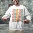 Groovy Senior Graduation Cute Groovy Senior Class Of 2024 Unisex Sweatshirt