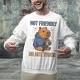 Grouchy Capybara Not Friendly Do Not Touch Introvert Premium Tri-Blend Unisex Sweatshirt Grouchy Capybara Not Friendly Do Not Touch Introvert Premium Tri-Blend Unisex Sweatshirt