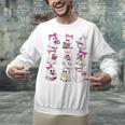 Halloween Pink Ghost Read More Books Spooky Boo Teacher Kids Unisex Sweatshirt