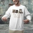 I’m This Old Retro Tech Nostalgia For 70s 80s Premium Tri-Blend Unisex Sweatshirt