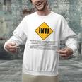 INTJ Warnings Architect Personality Type Introvert Unisex Sweatshirt INTJ Warnings Architect Personality Type Introvert Unisex Sweatshirt