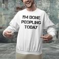 Introvert Design For Introverted Men And Women Unisex Sweatshirt Introvert Design For Introverted Men And Women Unisex Sweatshirt