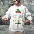 The Introvert Elf Christmas Family Matching Fun Xmas Top Unisex Sweatshirt