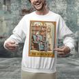 Introvert Homebody Awkward Skeleton The Homebody Tarot Card Unisex Sweatshirt Introvert Homebody Awkward Skeleton The Homebody Tarot Card Unisex Sweatshirt