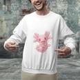 Introverted But Willing To Discuss Axolotl Salamander Unisex Sweatshirt